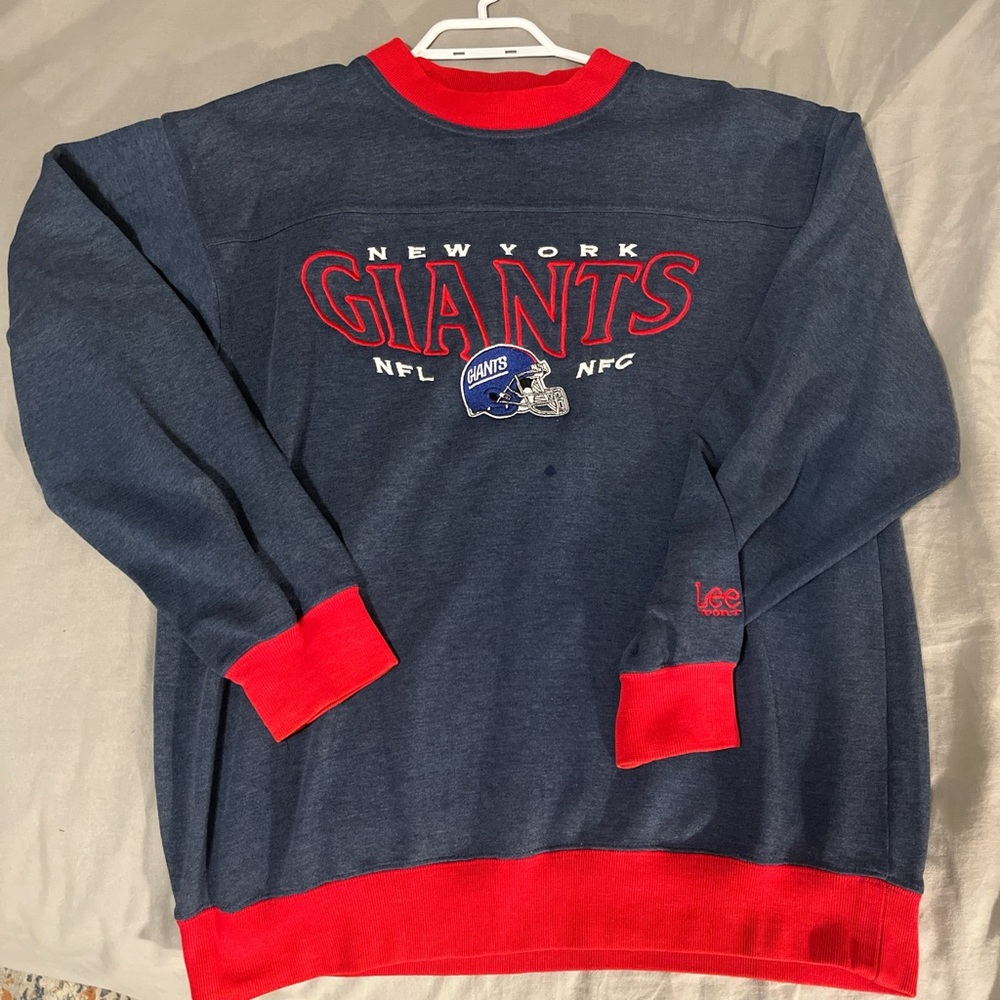 Vintage Lee Men's Giants Crewneck Sweater